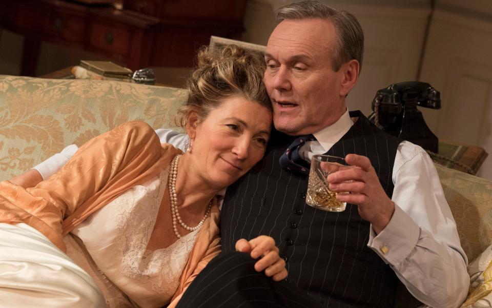 Eve Best and Anthony Head in Love in Idleness at the Menier Chocolate Factory - amx