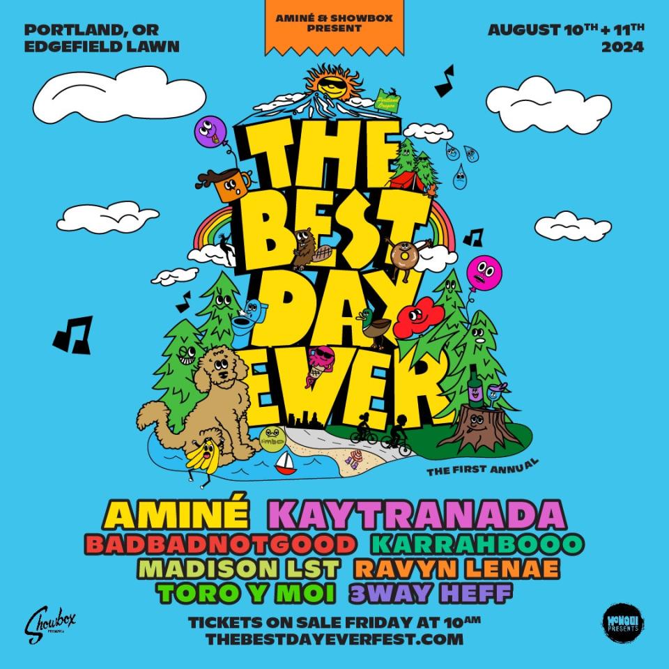<h1 class="title">Aminé & Showbox Present: The Best Day Ever</h1>