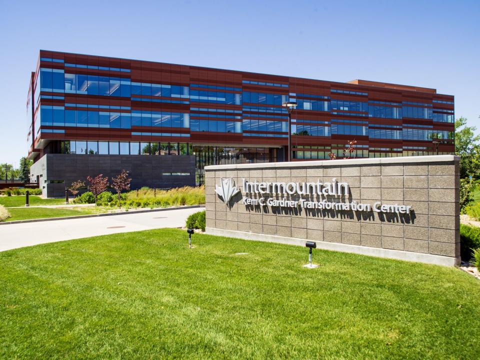 The Kem C. Gardner Transformation Center. Intermountain Health was selected as one of six health systems in the U.S. to lead a national effort to improve patient outcomes for the most common conditions found in critically ill patients, on Tuesday.