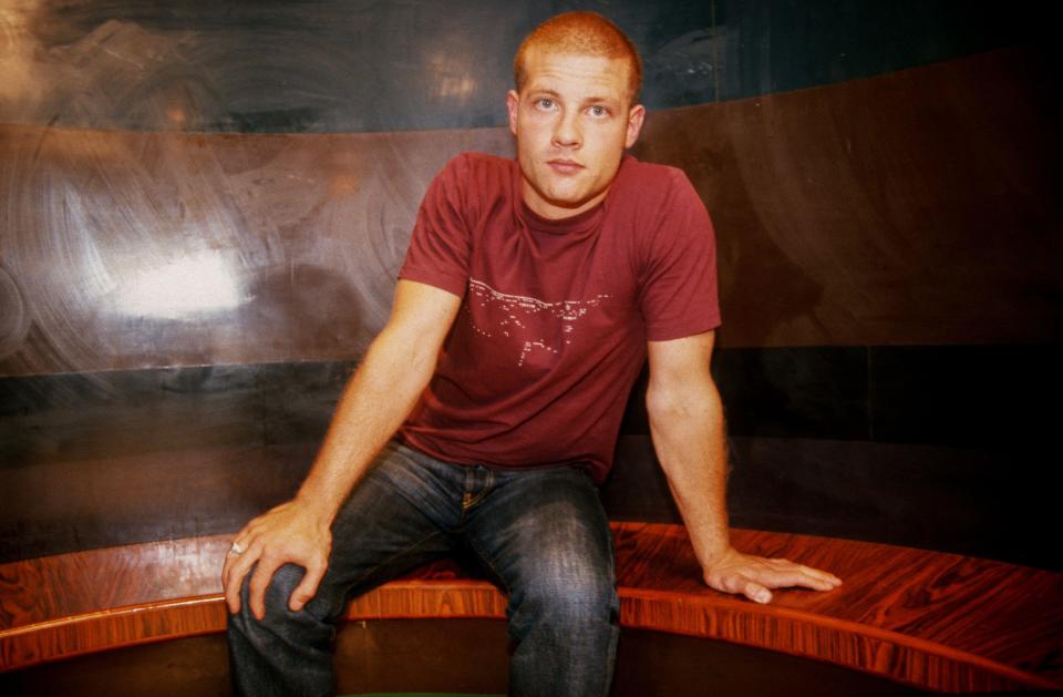 Dermot O'Leary photographed at the Barfly, 2nd August 2000, Camden London, England.