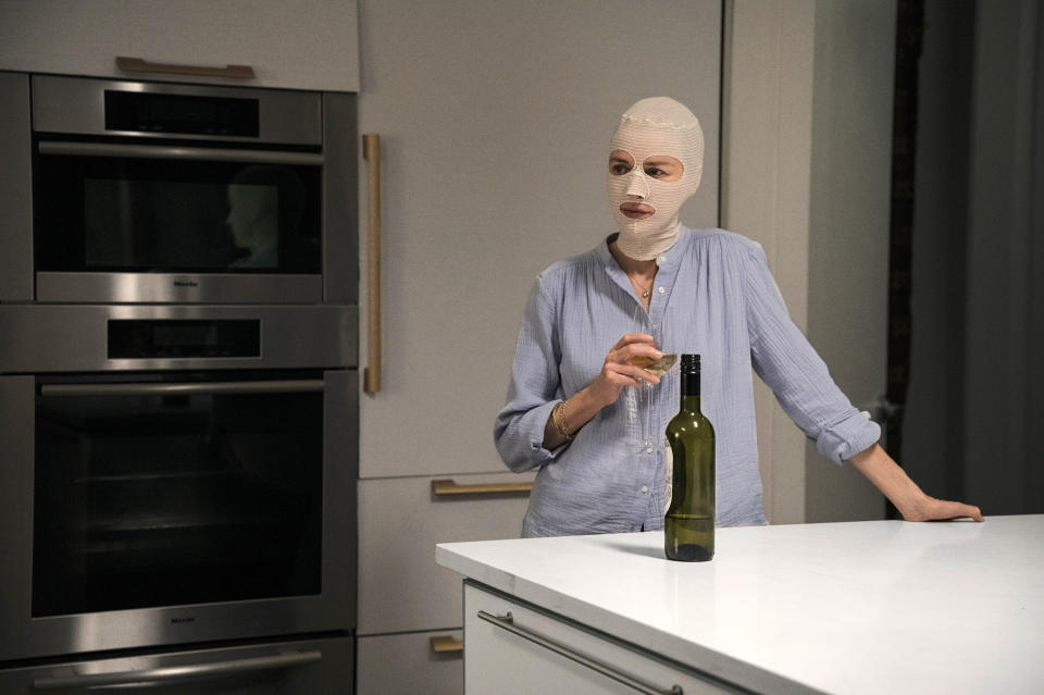This image released by Prime Video shows Naomi Watts in a scene from "Goodnight Mommy." (David Giesbrecht/Prime Video via AP)