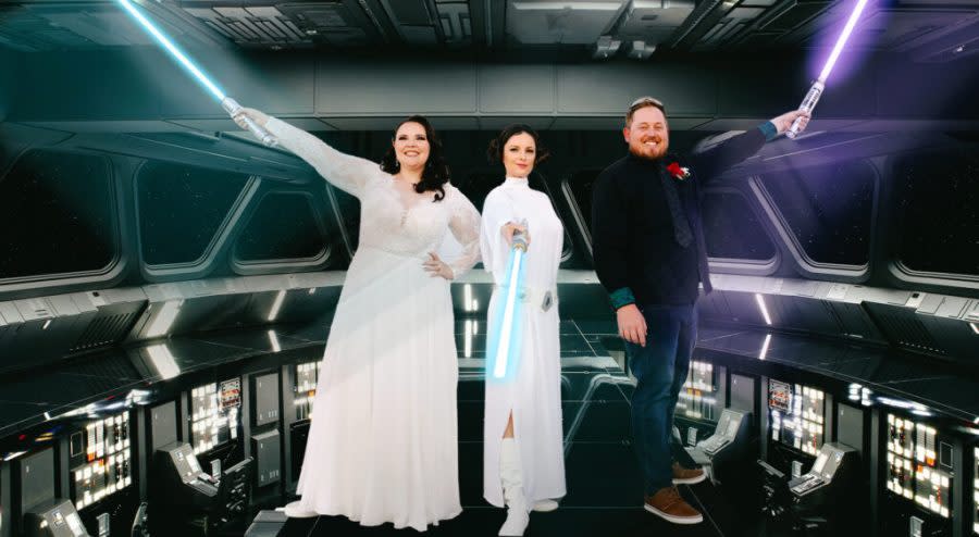 <em>Couples Marry on “Star Wars” Day in “Star Wars” Themed Wedding (The Little Vegas Chapel)</em>