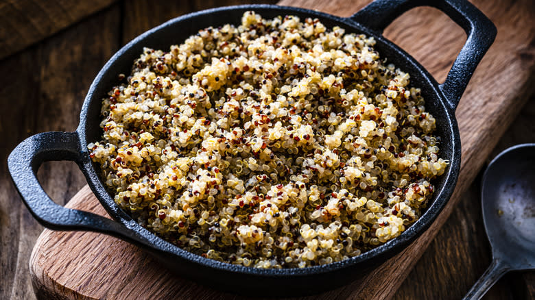 cooked quinoa