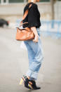 <p>Intentionally overly slouchy, these jeans have that effortless, "borrowed from the boys" look on lock. </p>