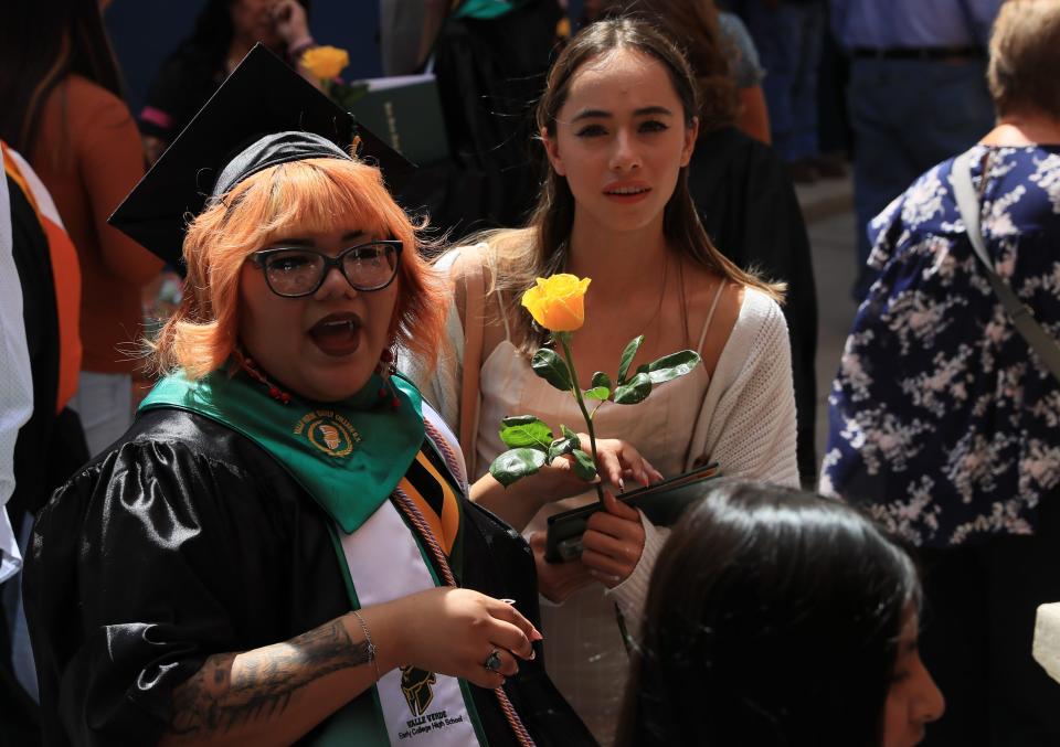 Valle Verde Early College High School’s Class of 2023 graduates. U.S. News ranked the school first among El Paso high schools.