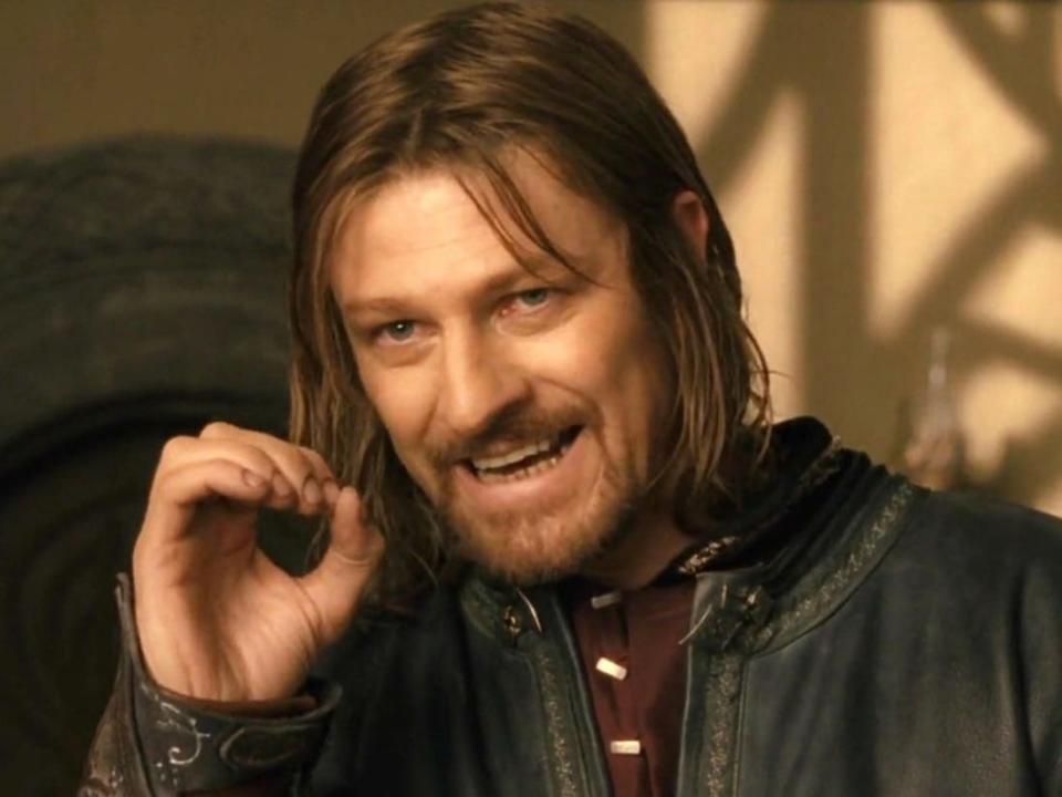 lord of the rings boromir