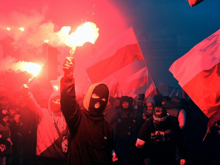 Poland insists far-right marchers calling for 'Islamic holocaust' just sideshow to 'great celebration of Poles'