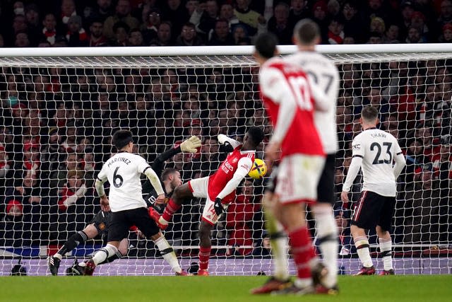 Arsenal 3-2 Manchester United: Eddie Nketiah nets late winner as Gunners  restore five-point Premier League lead, Football News