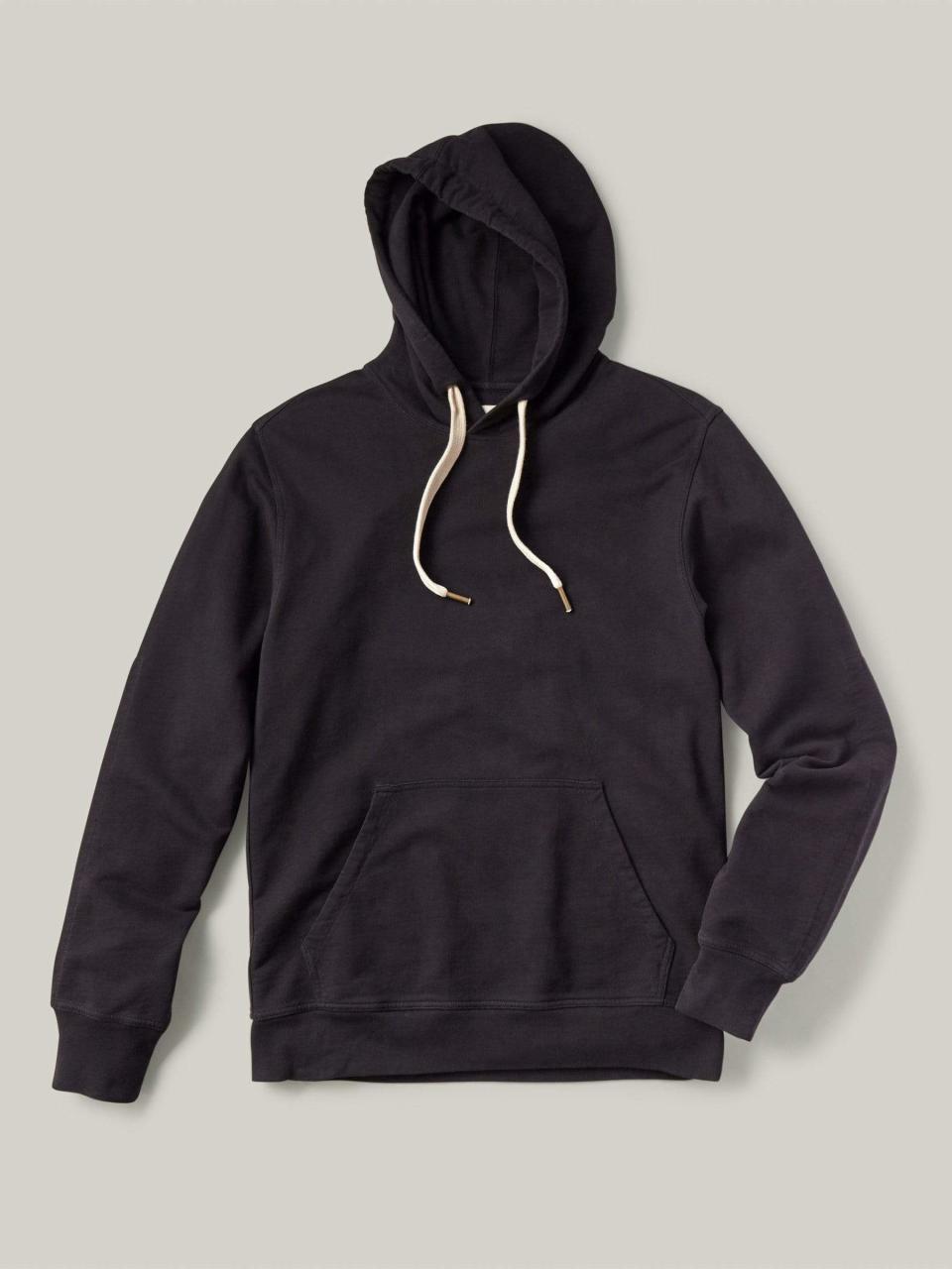 Buck Mason Brushed Loopback Hooded Sweatshirt