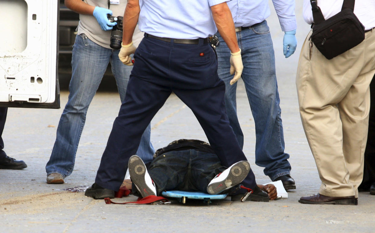 Tijuana crime scene Mexico