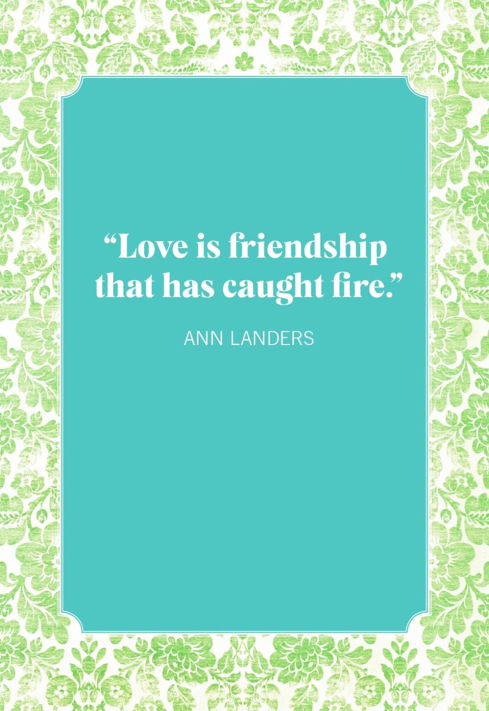 love quotes ann landers