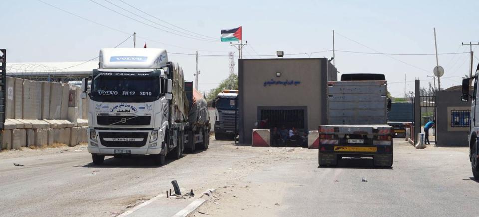 以色列已重新開放接壤加薩走廊南部的克瑞沙洛邊界關卡。(圖：UN)