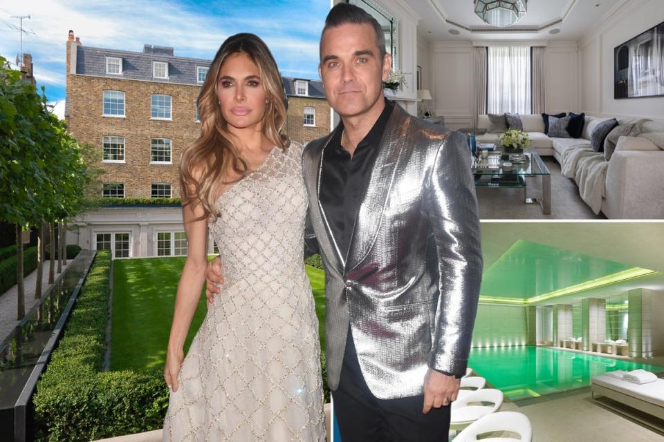 Robbie Williams and his family rented a house in St John’s Wood while renovating their own property in Holland Park