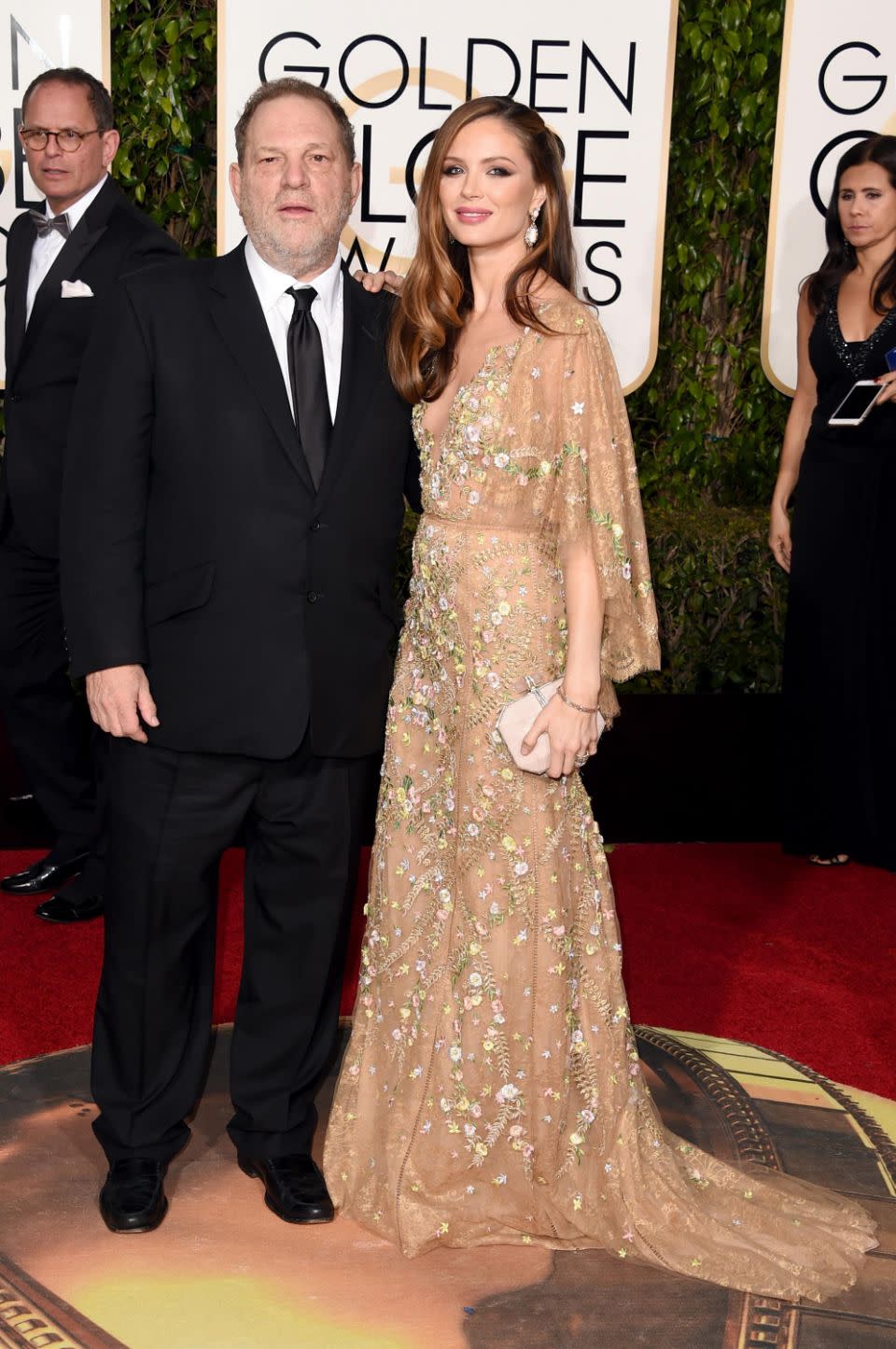 Harvey Weinstein is pictured with his wife, Marchesa, who is the founder of fashion label Marchesa. Photo: Getty Images