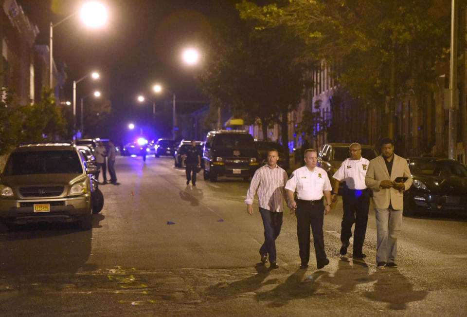 Multiple people shot by gunmen in Baltimore