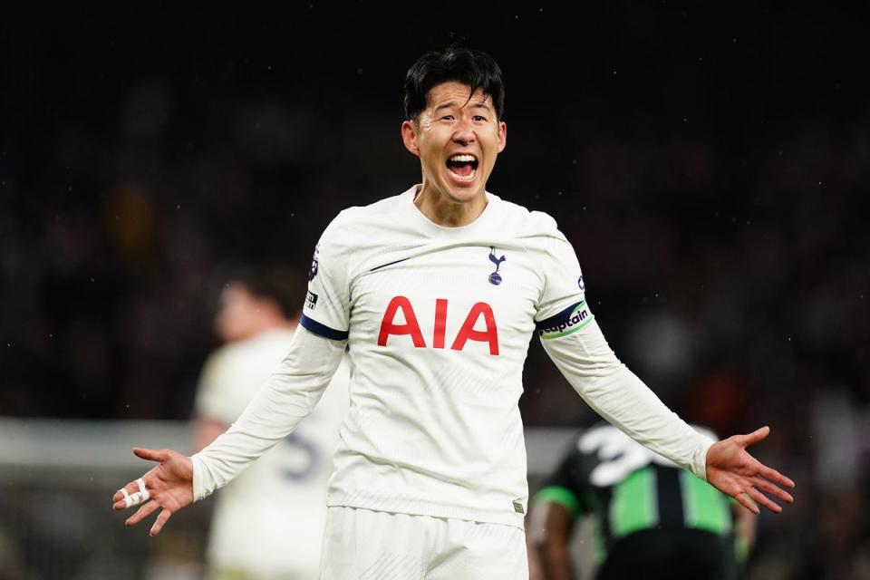 Heung-min Son is back and expected to start (PA)