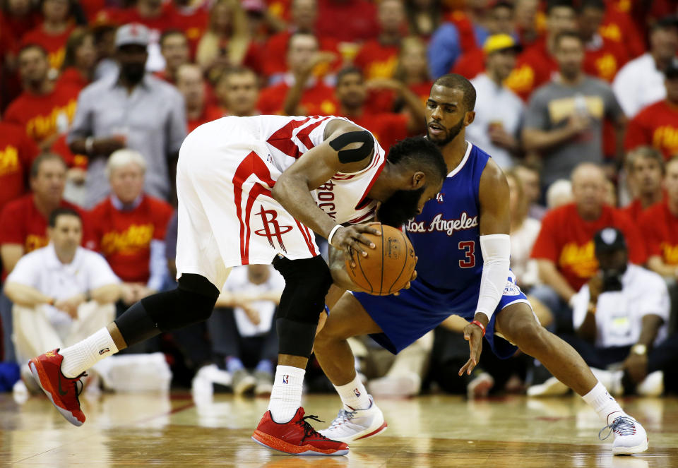 洛杉磯快艇率先聽牌但沒挺過休士頓火箭。（Photo by Scott Halleran/Getty Images）