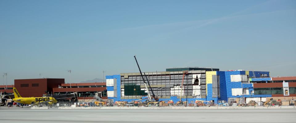 Construction continues on Concourse B at Salt Lake City International Airport in Salt Lake City on Tuesday, Oct. 31, 2023. | Kristin Murphy, Deseret News