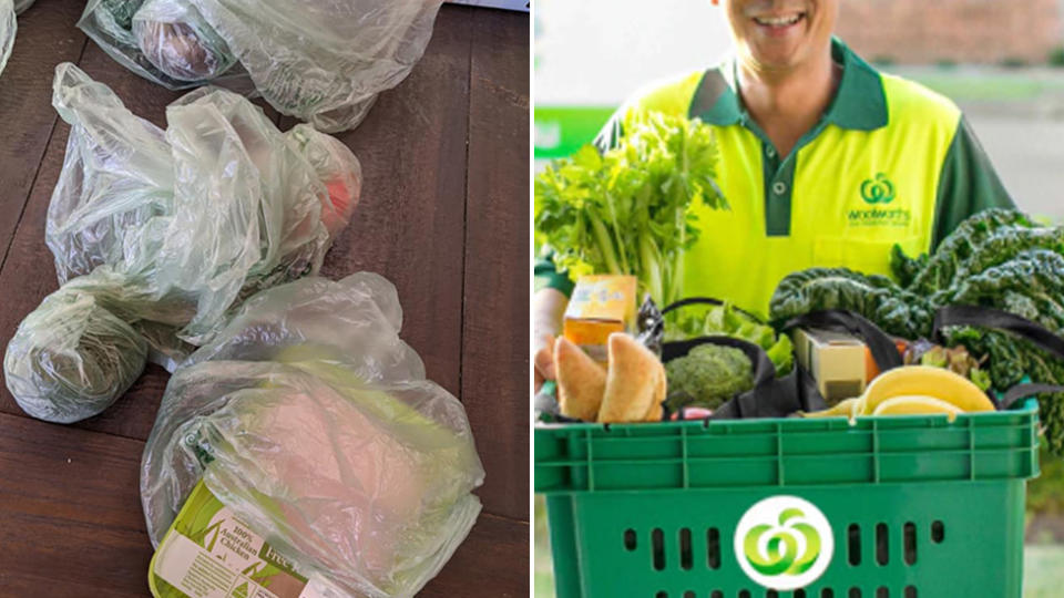 Shopper hits out at 'wasteful' Woolworths delivery.