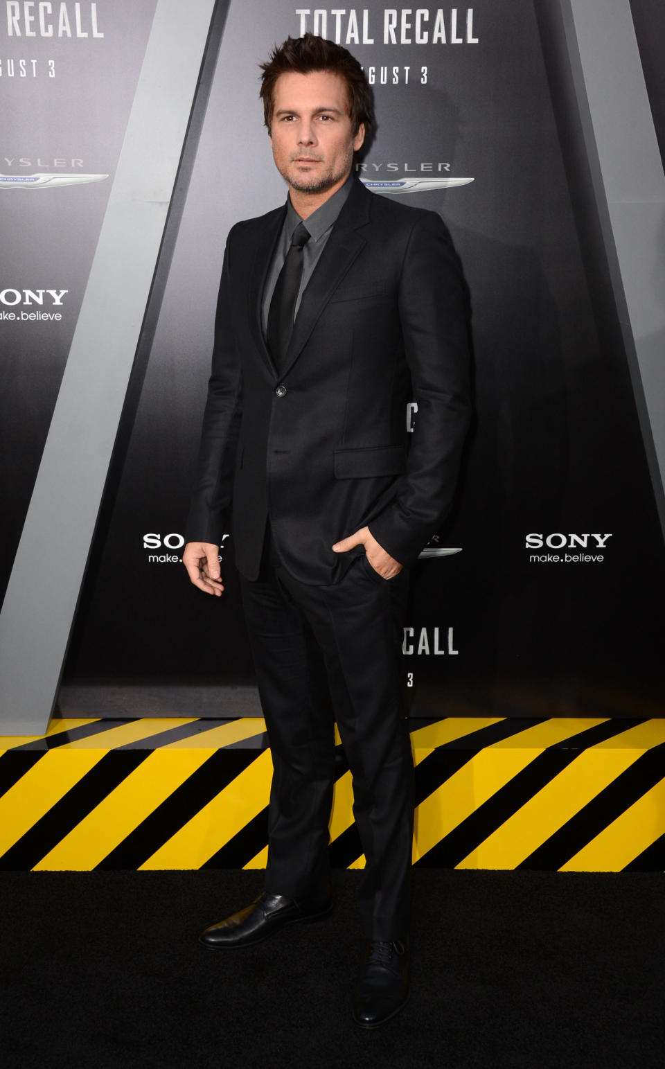 Len Wiseman attends the Los Angeles premiere of "Total Recall" on August 1, 2012.