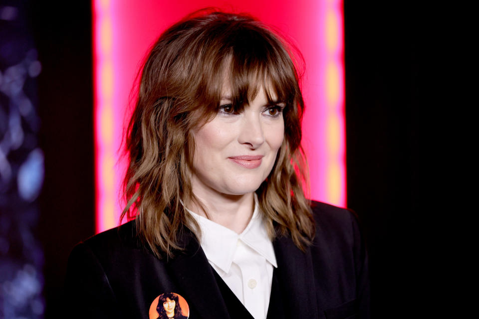 Winona Ryder at the premiere of Stranger Things Season 4