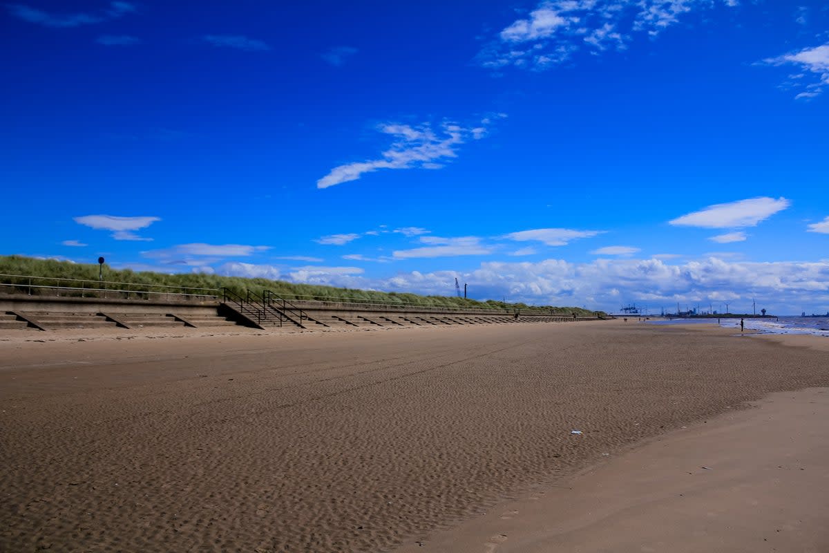 The boy was swimming with friends near a radar tower off Crosby Beach near Liverpool on Sunday night (Stock picture)  (Getty Images)