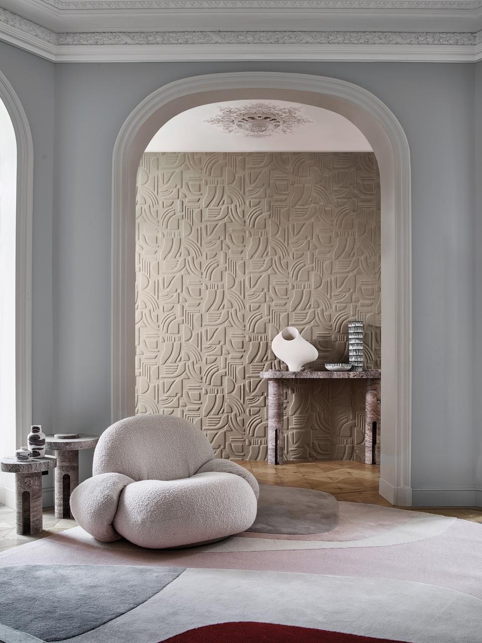 A 3D wallcovering