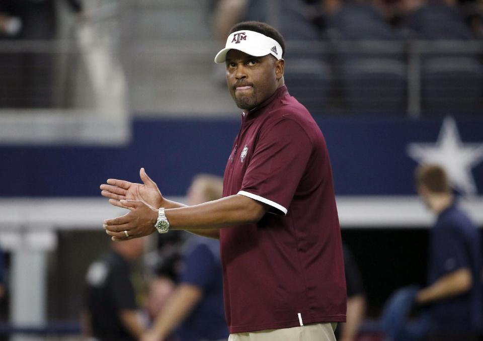 Texas A&M coach Kevin Sumlin also could be on the hot seat this season. (AP)