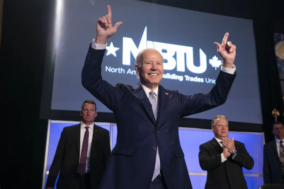 Biden takes a mass bath hours after announcing his 2024 campaign