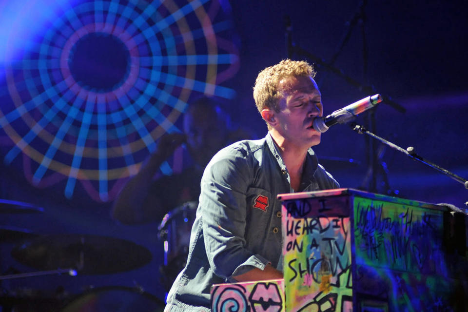 <b>9. Coldplay - $17,300,144.34</b><br><br>Coldplay singer Chris Martin performs during their concert at the National Stadium in Warsaw, Poland.