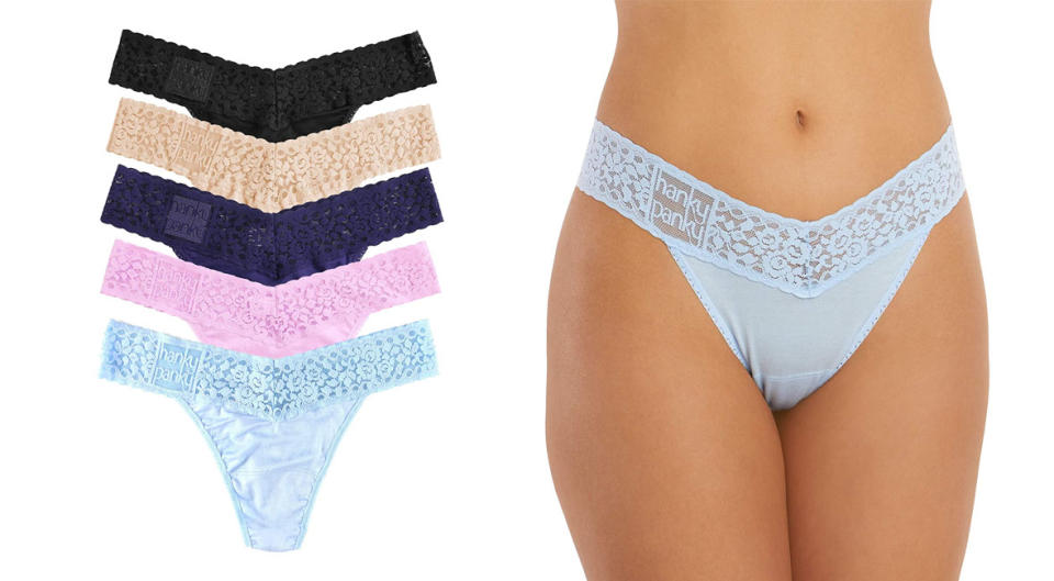 Hanky Panky Modal Original Rise Thong 5-Pack (Photo: Amazon)