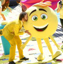 <p>The <i>Silicon Valley</i> funnyman shared an “emotional” moment with a smiley face emoji at the Cannes Film Festival premiere of <i>The Emoji Movie</i>. Anna Faris, Sofia Vergara, and many others also lent their voices to the animated kiddie flick. (Photo: Stephane Cardinale/Corbis via Getty Images) </p>