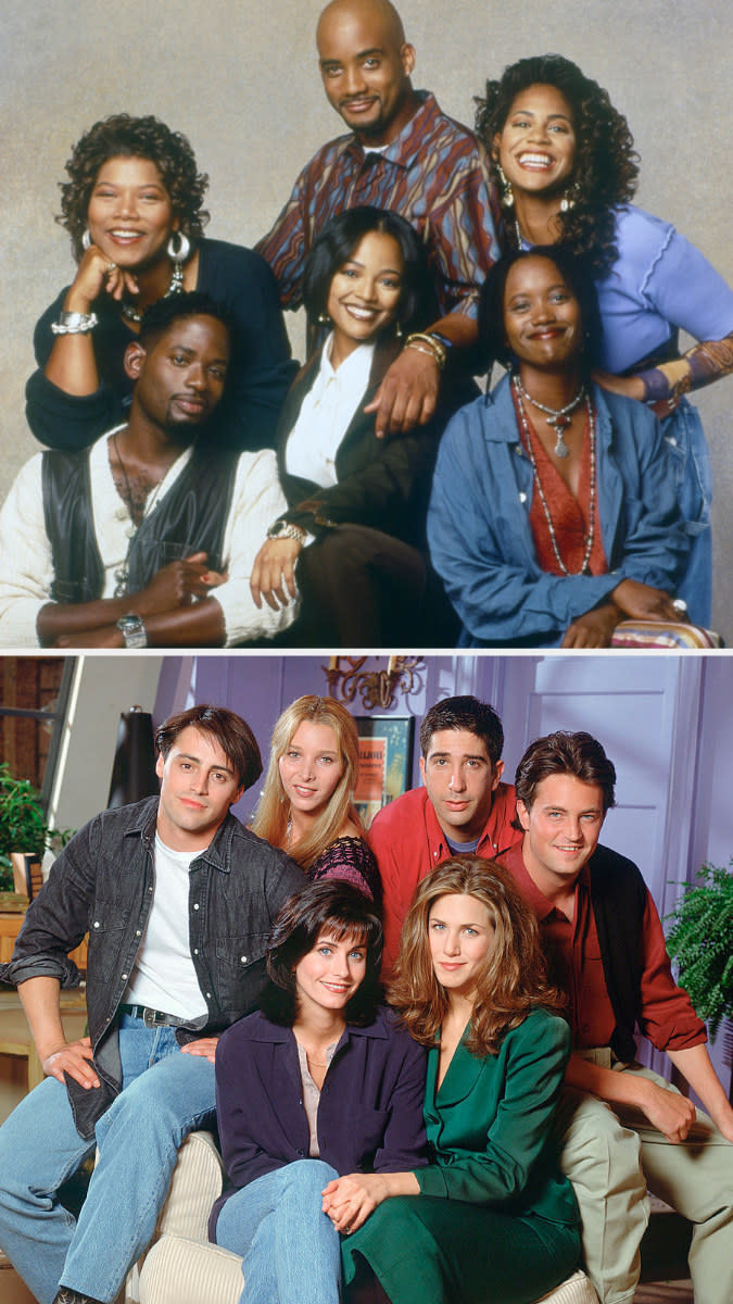 Cast of "Living Single;" Cast of "Friends"