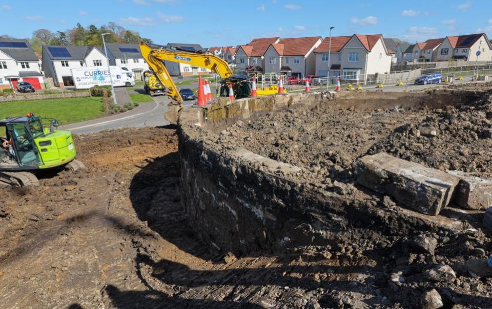 Glasgow Times: The structure has been unearthed