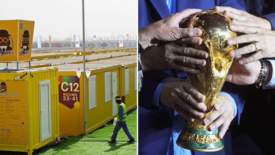 Press were given a tour of FIFA World Cup accomodation village El-Amadi, with the results raising some eyebrows. Pictures: Getty Images