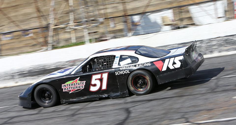 Ray Alfalla during practice for the Fall Brawl at Hickory Motor Speedway on November 12, 2022. (Adam Fenwick/NASCAR)