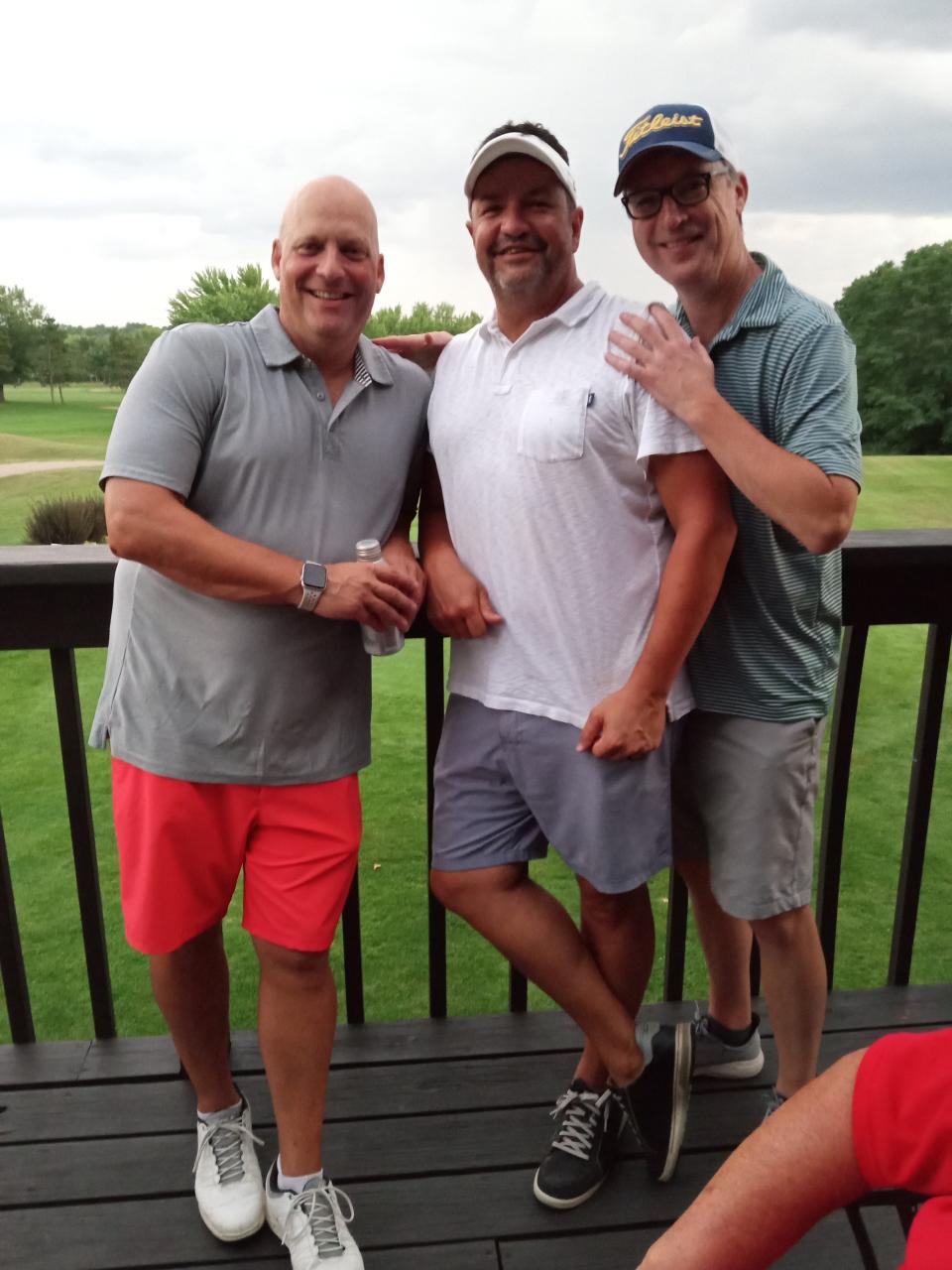 Pictured are, from left, Andy Pilsl, Dan Nett and Brian Wilderman