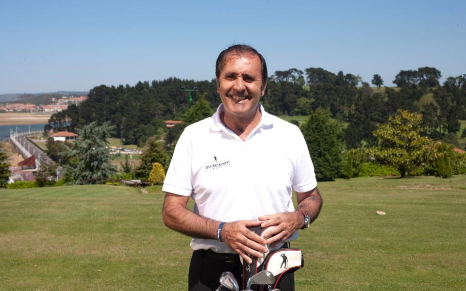 Seve Ballesteros on the golf course just before his death - HEATHCLIFF O'MALLEY