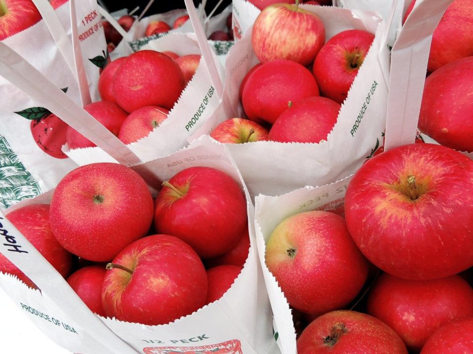 Apple Harvest Day is not just for apples. A large variety of vendors will be offering food, drinks and treats for purchase at two Food Court locations and at many of the vendor booths lining downtown Dover streets.