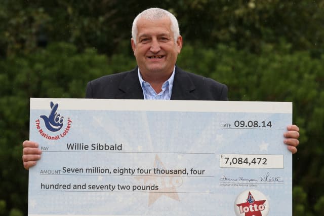 Lottery winner Willie Sibbald