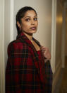 Freida Pinto poses for a portrait to promote "Mr. Malcolm's List" on Tuesday, June 28, 2022 in New York. (Photo by Matt Licari/Invision/AP)