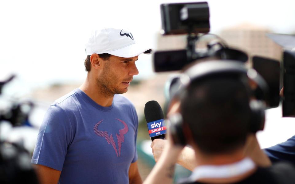 Rafael Nadal has had a sly dig at Roger Federer for missing the clay court season again  - Getty Images Europe