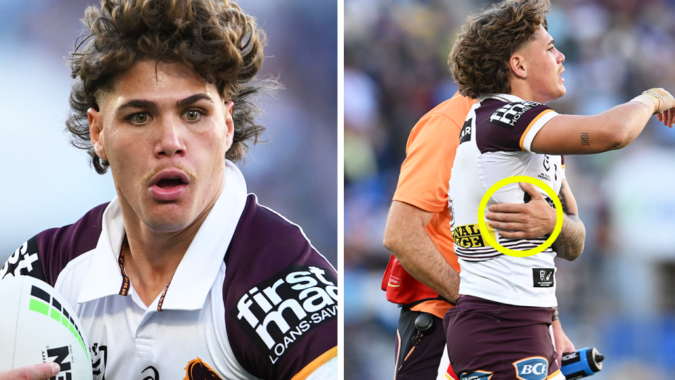 Reece Walsh (pictured) was at his absolute electric best, but was called out for a 'ridiculous' act in the first-half. (Getty Images)