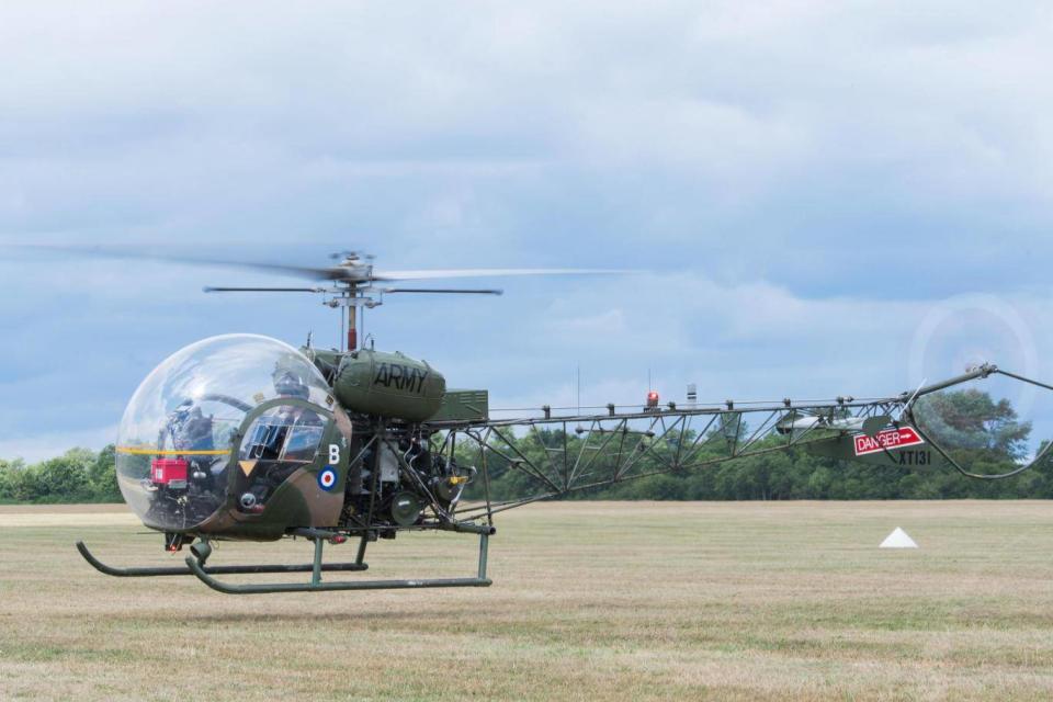 Rotary club: helicopters will also feature at the Bicester Heritage show