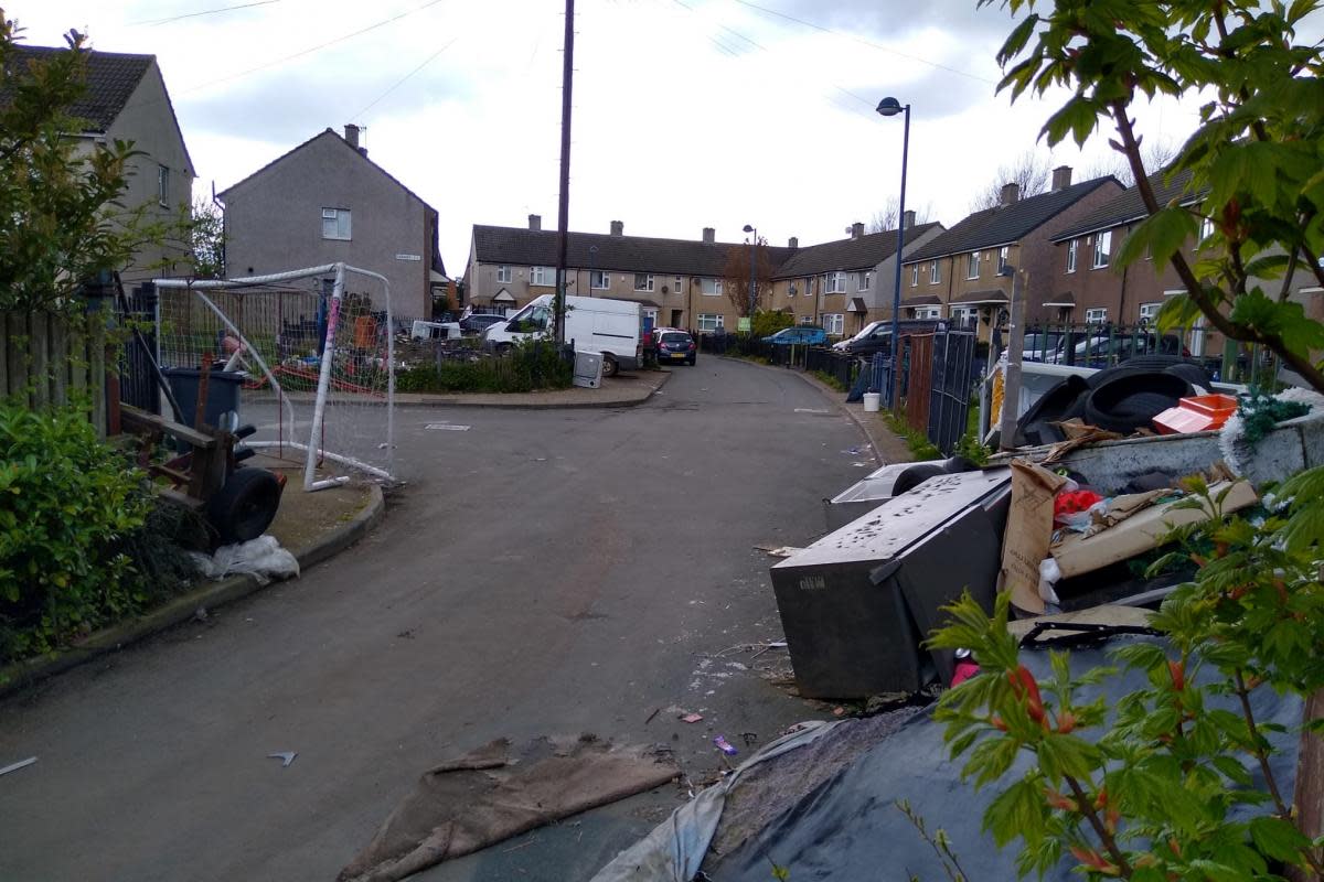 The junction of Farway and Stratton View in Holme Wood <i>(Image: Newsquest)</i>