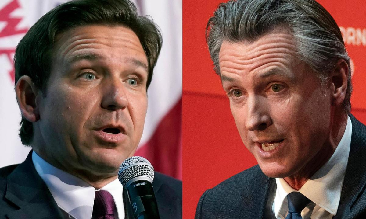 Ron DeSantis vs Gavin Newsom: Clash in Shadow Contest Debate Stage