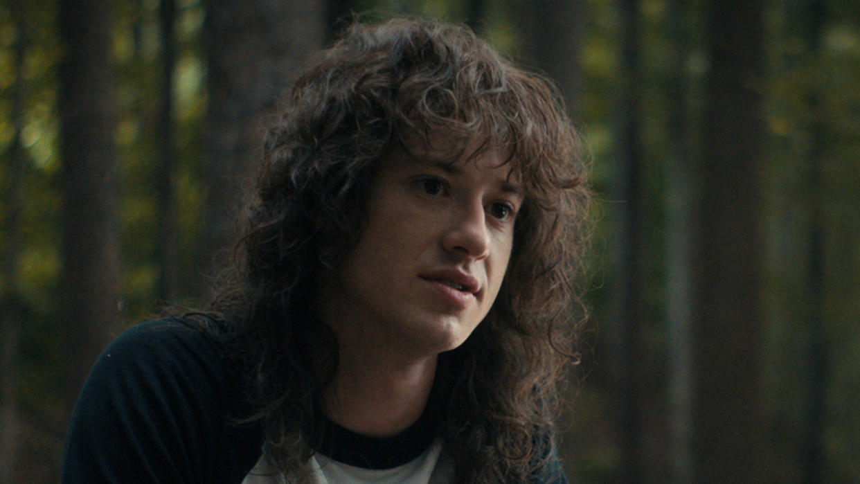  Joseph Quinn as Eddie in Stranger Things. 