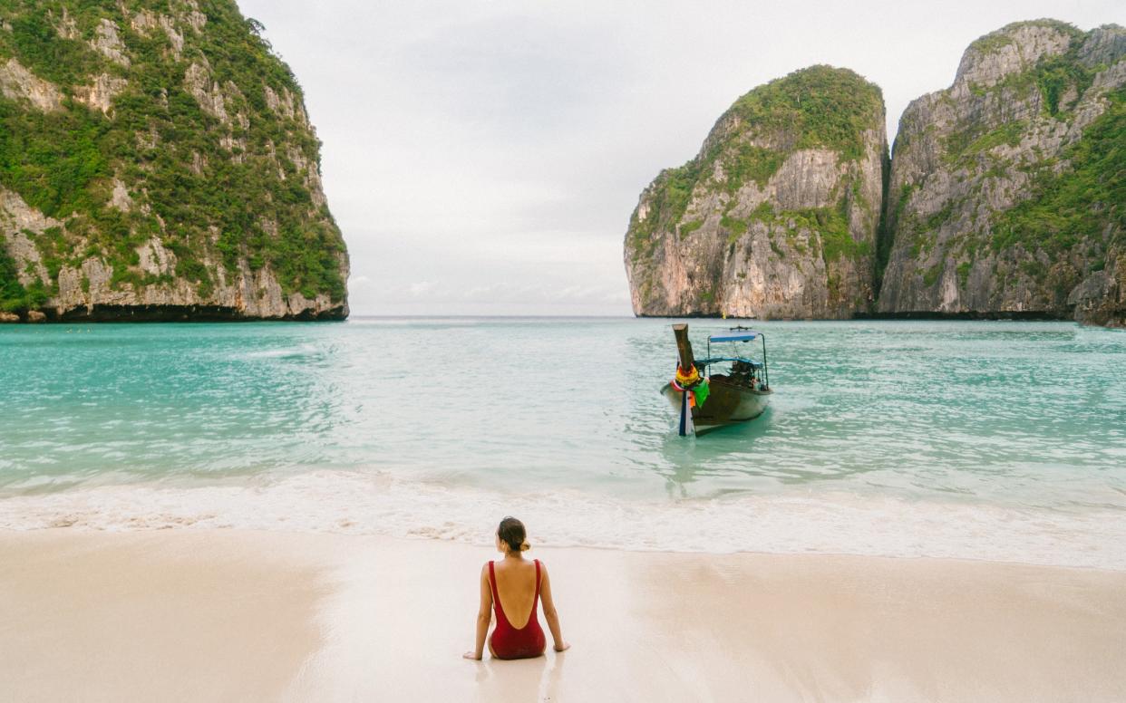 Maya Bay, as it was before the hoards arrived - Oleh_Slobodeniuk