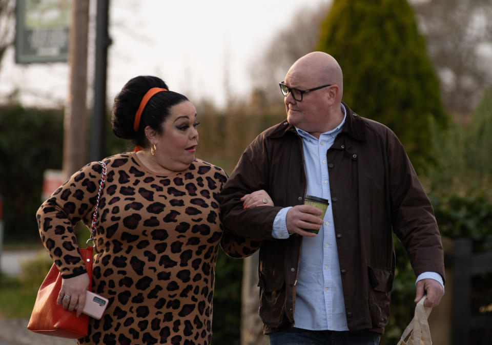 FROM ITV

STRICT EMBARGO
Print media - No Use Before Tuesday 21st March 2023
Online Media - No Use Before 0700hrs Tuesday 21st March 2023

Emmerdale - Ep 9639.40

Thursday 30th March 2023

As Mandy Dingle [LISA RILEY] gets ready to set off to the Beauty Awards, Paddy Kirk [DOMINIC BRUNT] is busy heading to see daughter Eve.  But when Eve doesnâ€™t want to spend the day with him, heâ€™s heartbroken. Will Mandy be there for her friend or will her awards prove too important to her?  

Picture contact - David.crook@itv.com

Photographer - Mark Bruce

This photograph is (C) ITV and can only be reproduced for editorial purposes directly in connection with the programme or event mentioned above, or ITV plc. This photograph must not be manipulated [excluding basic cropping] in a manner which alters the visual appearance of the person photographed deemed detrimental or inappropriate by ITV plc Picture Desk. This photograph must not be syndicated to any other company, publication or website, or permanently archived, without the express written permission of ITV Picture Desk. Full Terms and conditions are available on the website www.itv.com/presscentre/itvpictures/terms
