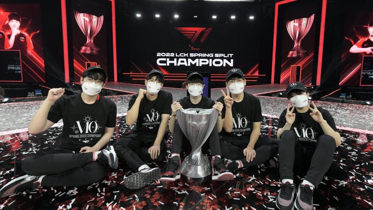T1 are the first team to win a split undefeated. (Photo: Riot Games)